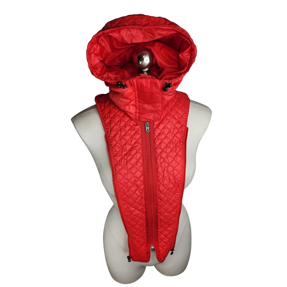 Lululemon Run Bundle Up Goose Down Fleece Removable Hood Love Red Replacement